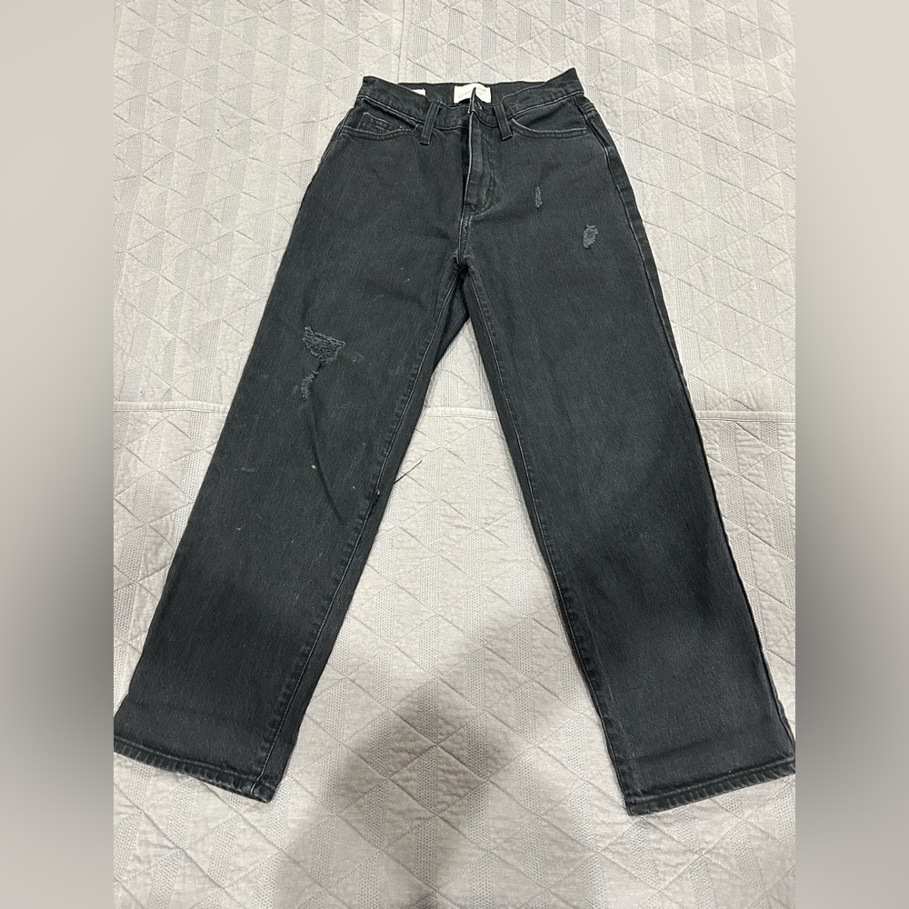 Women’s Universal Thread Vintage Straight Leg Black Jeans